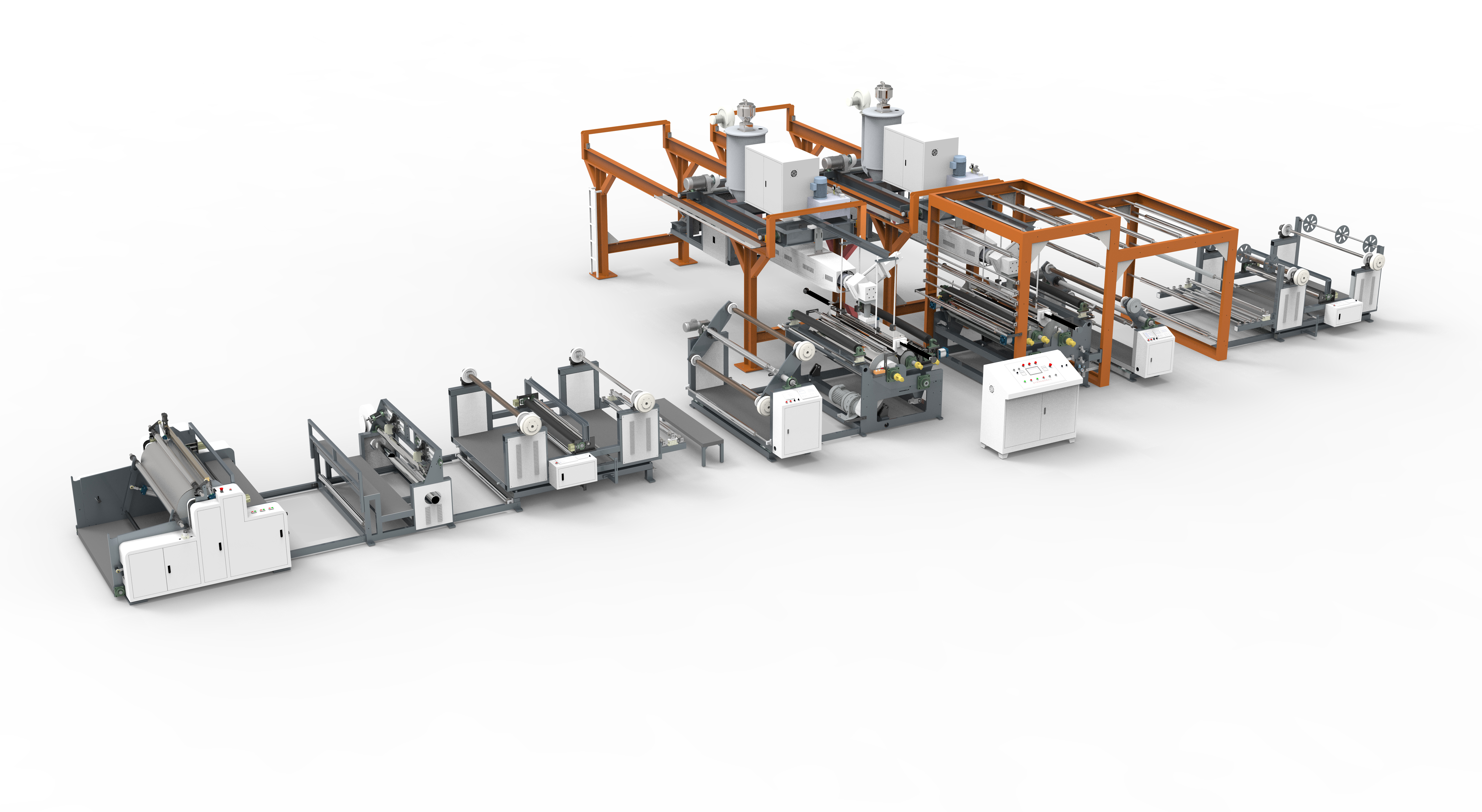 雙主機(jī)淋膜復(fù)合機(jī)